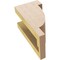 Ekena Millwork 4"W x 4"D x 8"H Wide Alpine Rough Cedar Woodgrain TimberThane Corbel, Primed Tan CORUR04X04X08ALPRCPR - alternate 6